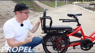 Carry Passengers on your Tern GSD amp HSD Ebike  Tern Captains Chair [upl. by Ettennej]