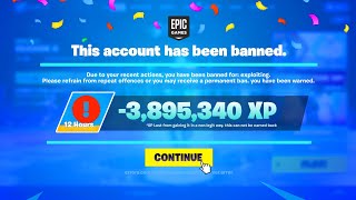 Fortnite XP GLITCHES Now Get You BANNED [upl. by Cirone607]