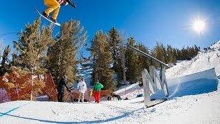 Jamie Anderson picks up another win at the 5th and final 2014 Mammoth Grand Prix Slop [upl. by Adaynek]