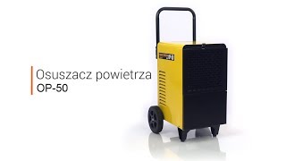 Budowlany osuszacz powietrza Warmtec OP50 [upl. by Rosse]