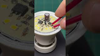 How to easily repair an LED lamprepair recyclediy lamp [upl. by Ssilb588]