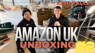 Unboxing A Massive Amazon Returns Pallet  Mystery Items Part 2 [upl. by Daffie]