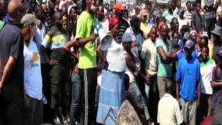 Blocking in Joe Slovo  South Africa [upl. by Einavoj]