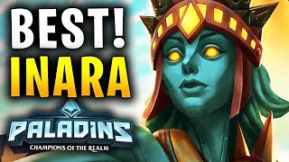 PEAK INARA MOMENTS  Paladins Gameplay Build [upl. by Amoihc]