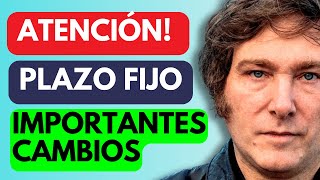 🛑 ACCIONÓ JAVIER MILEI❗️Así quedan las TASAS de los PLAZO FIJOS ¿invierto en DOLAR BLUE o ACCIONES [upl. by Johna]