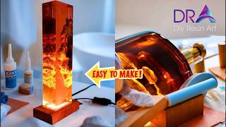 Unbelievable DIY Epoxy Resin Art Lamp You Can Make at Home – Stunning amp Easy Epoxy Resin Tutorial [upl. by Rollin]