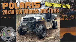 Tusk 29 Inch Terrabite Tires  Stock Polaris RZR Replacements [upl. by Ulyram]