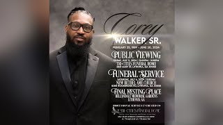 Celebrating The Life amp Legacy of Corey B Walker Sr [upl. by Yahs994]