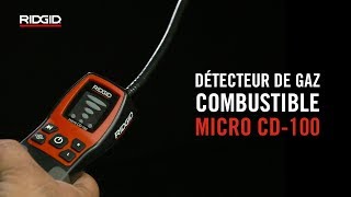 RIDGID Détecteur de gaz combustible micro CD100 [upl. by Sanferd41]