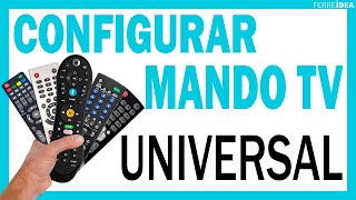 MANDO UNIVERSAL TV 👉 ¿Cómo PROGRAMAR un Control Universal TV 📺 EXPLICADO FÁCIL y RÁPIDO [upl. by Bogusz]