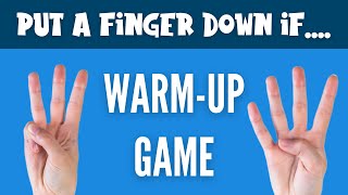 Put A Finger Down Game  Fun Ice Breaker Game [upl. by Namien]