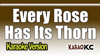 Every Rose Has Its Thorn  Karaoke Version  Poison [upl. by Ahsenet]