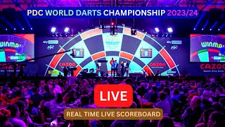 202324 PDC World Darts Championship LIVE Score UPDATE Today Quarter Finals Matches Jan 01 2024 [upl. by Attenaz]