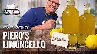 Authentic Italian Homemade LIMONCELLO [upl. by Proudman]