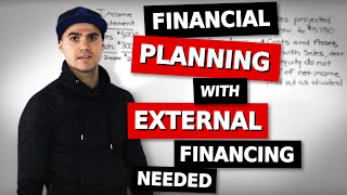 FIN 300  Financial Planning Example 2 with External Financing EFN  Ryerson University [upl. by Ogden608]