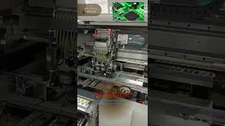 Process of Inserting Electronic Components In Yamaha SMT Machines robot cnc smtmachine [upl. by Ithsav]