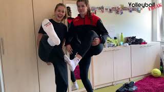 VolleyballFREAK Talents Celine startet in die Saison und zeigt ihre Ausrüstung [upl. by Niryt]