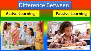 Difference Between Active Learning and Passive Learning [upl. by Devi]