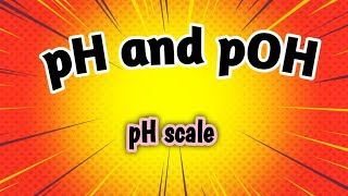 pH and pOH  pH scale  pH and pOH of water  Unit 10  Acid Base and Salts [upl. by Jew638]