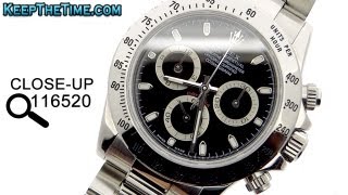 Rolex Steel Daytona Grail Watch 116520 [upl. by Ruffo]