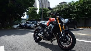 Loudest Yamaha MT09 exhaust sounds in the world [upl. by Ysdnil]