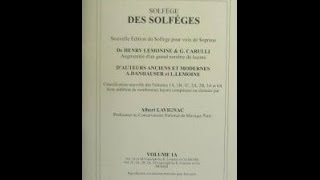 Lavignac Solfege Book 1A No1 [upl. by Osugi]