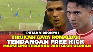 TIRUKAN FREE KICK RONALDO Dan GAGAL  MARSELINO FERDINAN JADI BAHAN EJEKAN [upl. by Aratahc973]