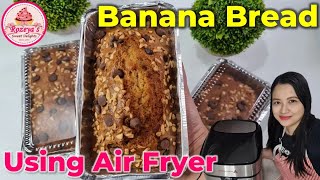 Banana Bread using Air Fryer Hanabishi HAFRYER70SSDIG Easy Banana Bread Recipe [upl. by Eclud752]