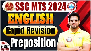 SSC MTS English Rapid Revision  Preposition for SSC MTS 2024  By Sanjeev Thakur Sir [upl. by Eckardt]