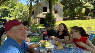 CHURRASCO NO CASARÃO ANTIGO COM A FAMÍLIA DUDEK [upl. by Frannie840]