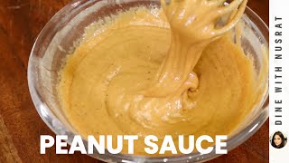 Quick and Simple Peanut Satay Sauce  The EASIEST Peanut Sauce [upl. by Reinhardt]