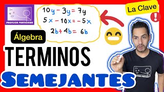 ✅CÓMO SIMPLIFICAR TÉRMINOS SEMEJANTES 𝙈𝙚𝙟𝙤𝙧 𝙈é𝙩𝙤𝙙𝙤😎​🫵​💯​  ÁLGEBRA [upl. by Oika]