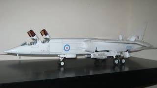 AIRFIX 148 BAC TSR 2 BUILD REVIEW [upl. by Persis]