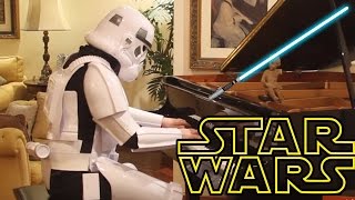 Star Wars  Duel of Fates on Piano  Epic lightsaber music [upl. by Heather465]