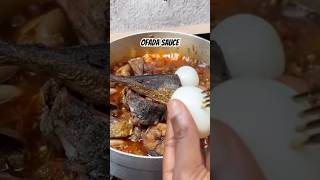 Ofada sauce recipe youtube food cooking ofadastew shorts cookingvideo foodie [upl. by Gargan]