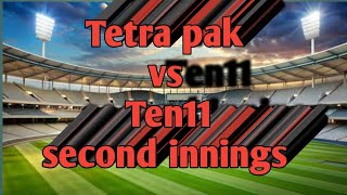 Tetra pak vs Ten 11 second innings thrilling batting by Usman [upl. by Marlette]