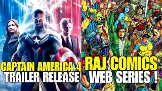 Captain America 4 Trailer SpiderMan Noir Raj Comics Supergirl  Hindi  Pro Fiction [upl. by Nytsirk]