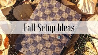 Fall Planner SetUp  Tips on How to Prepare Your Planner For Fall [upl. by Ecyar587]