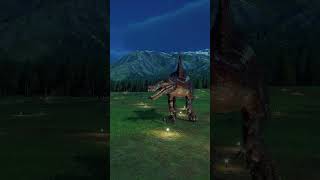 BIOLUMINESCENT Indominus REX vs Spinosaurus  Jurassic World Evolution 2 indominusrex spinosaurus [upl. by Iniretake]