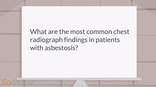 What are chest xray findings of asbestosis [upl. by Larina903]