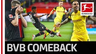 Dortmunds Sensational Comeback  Reus Sancho Alcacer amp Co Stun Leverkusen [upl. by Viole]