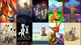 10 STYLE ART CHALLENGE  Zootopia themed [upl. by Pfosi]