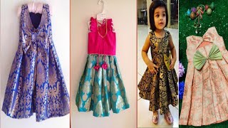 modern kids brocade fabric designsbabygirl partywear [upl. by Rtoip664]