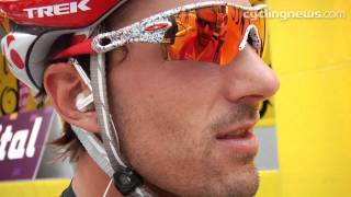 Cancellara at 2011 Tour de France stage 13 start [upl. by Nomihs534]