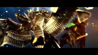 Saint Seiya  Legend Of Sanctuary 2014  Aiolos Sagitarius vs Saga and Shura Moment  Full HD [upl. by Anattar]