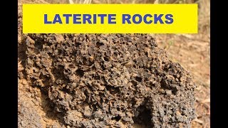 LATERITE ROCKS amp SOIL I Laterite rock nature I Laterite rock structure I Laterite rock composition [upl. by Nivrehs]