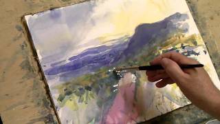 Loose watercolor Demonstration Part 2 [upl. by Araccot]