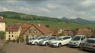 Les plus beaux villages de France en Alsace  Hunawihr et Riquewihr [upl. by Assirac]