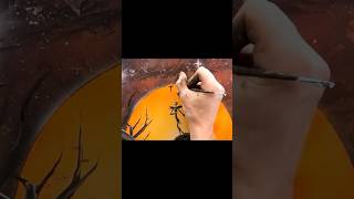 Nightmare before Christmas Spray painting art halloween painting timelapse spraypaintart calm [upl. by Shriner]