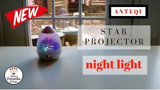 ANTEQI ❤️ Star Projector Night Light  Review ✅ [upl. by Sieracki]